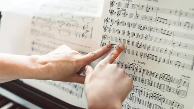 تمرینات ساده برای شروع نت خوانی